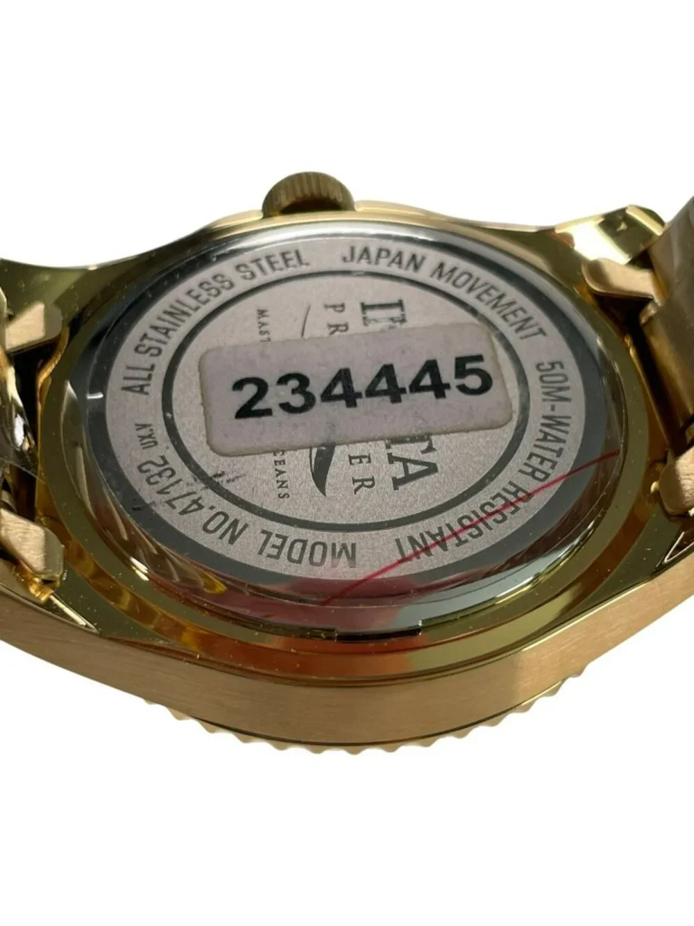 Invicta Gold Stainless Watch Green Dial 47132 50M Water Resistant Men's $595 NEW
